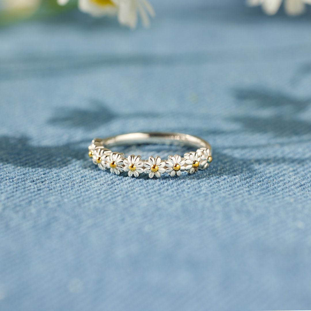 Bague Petite Marguerite en Argent