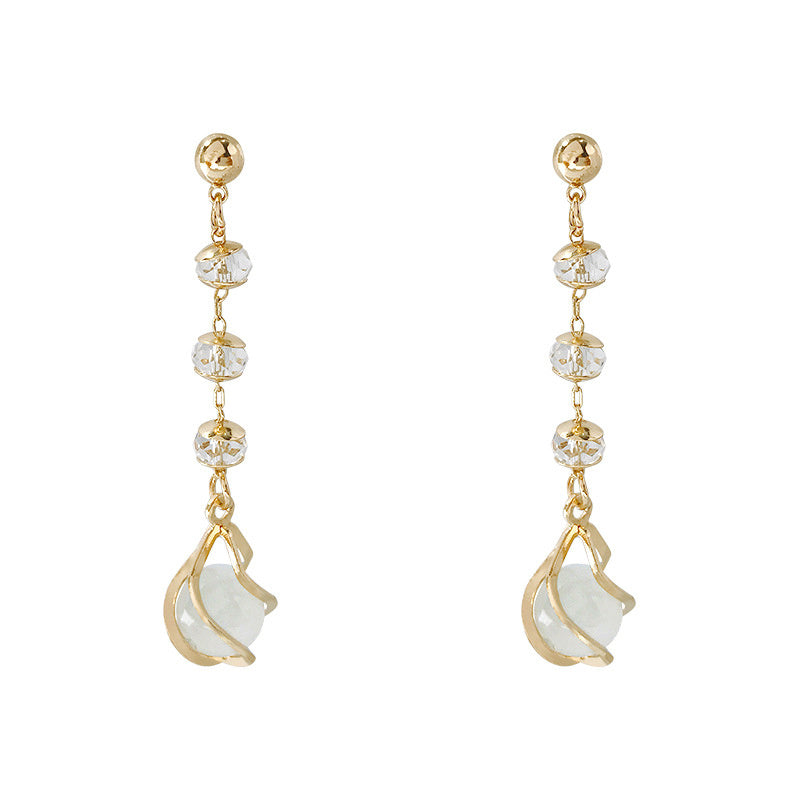 Boucles d'Oreilles en Cristal Opale