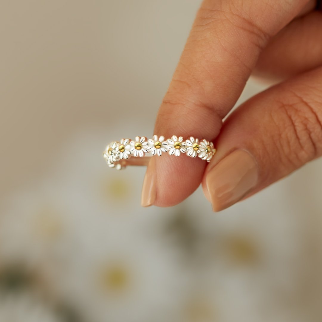 Bague Petite Marguerite en Argent